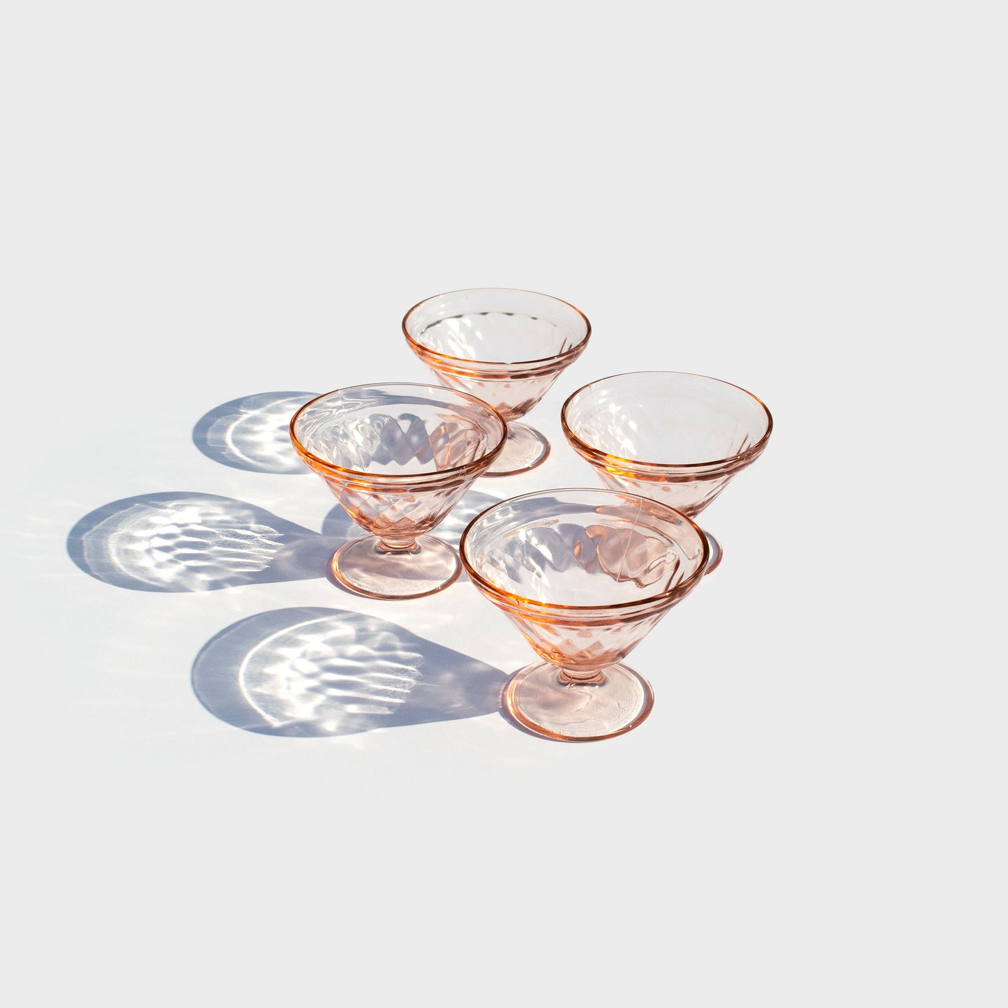 Pink Diamond Optic Coupe Glasses