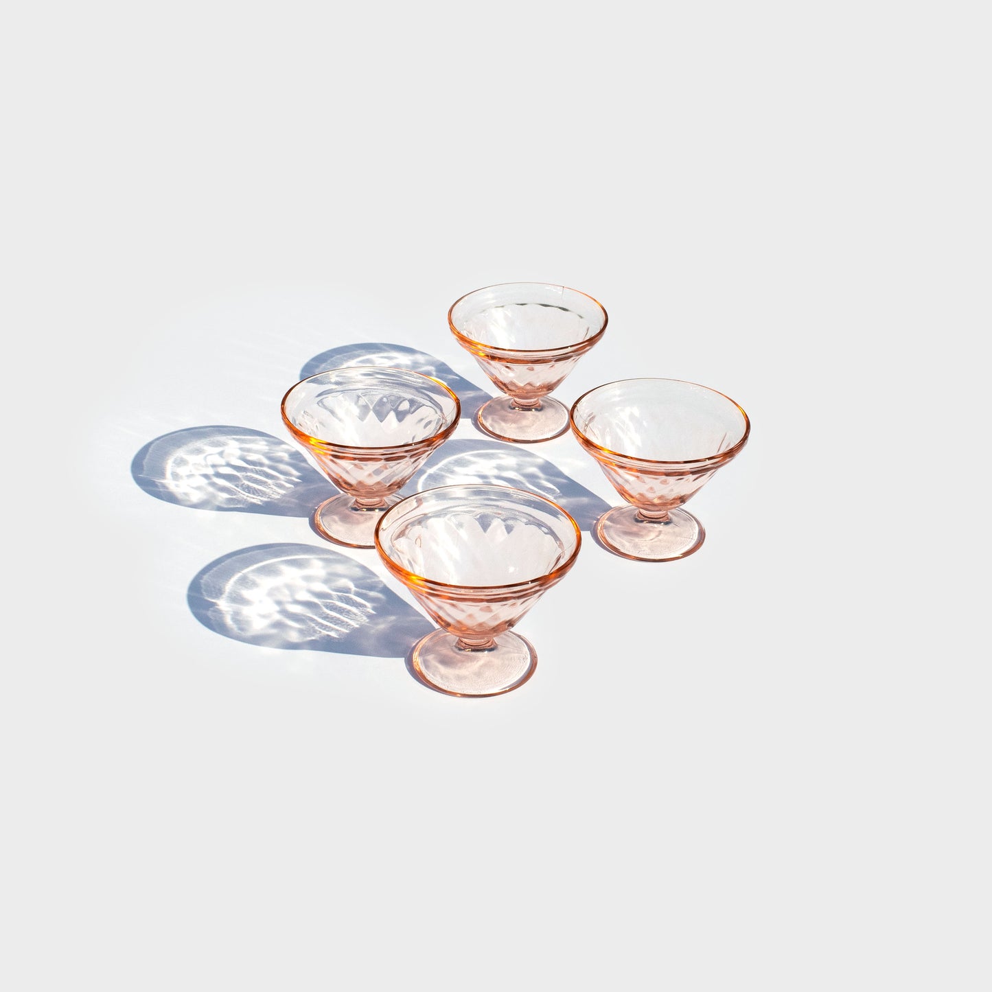 Pink Diamond Optic Coupe Glasses