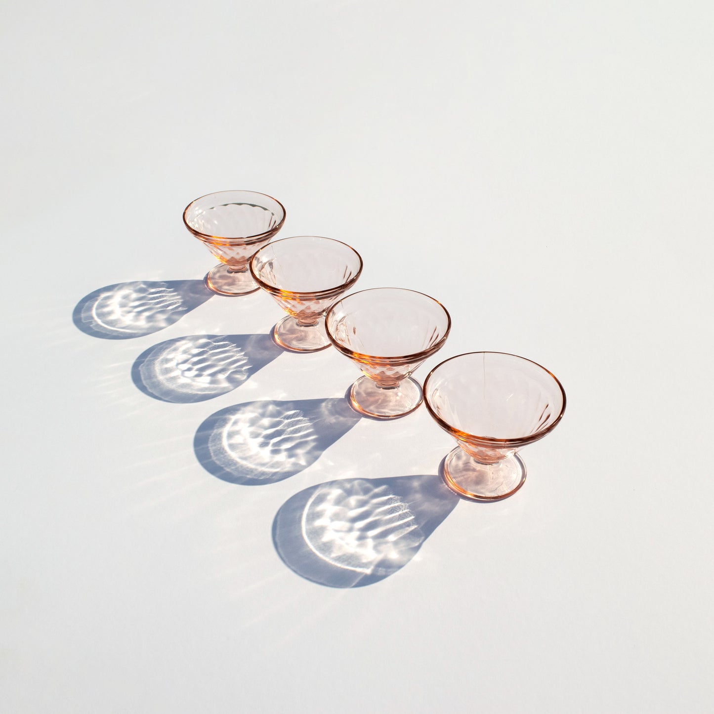 Pink Diamond Optic Coupe Glasses