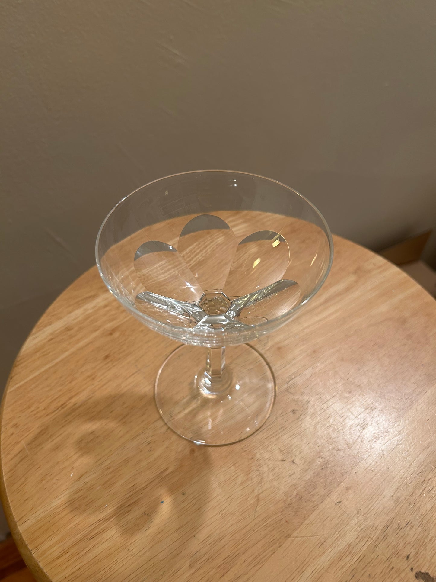 single coupe glasses