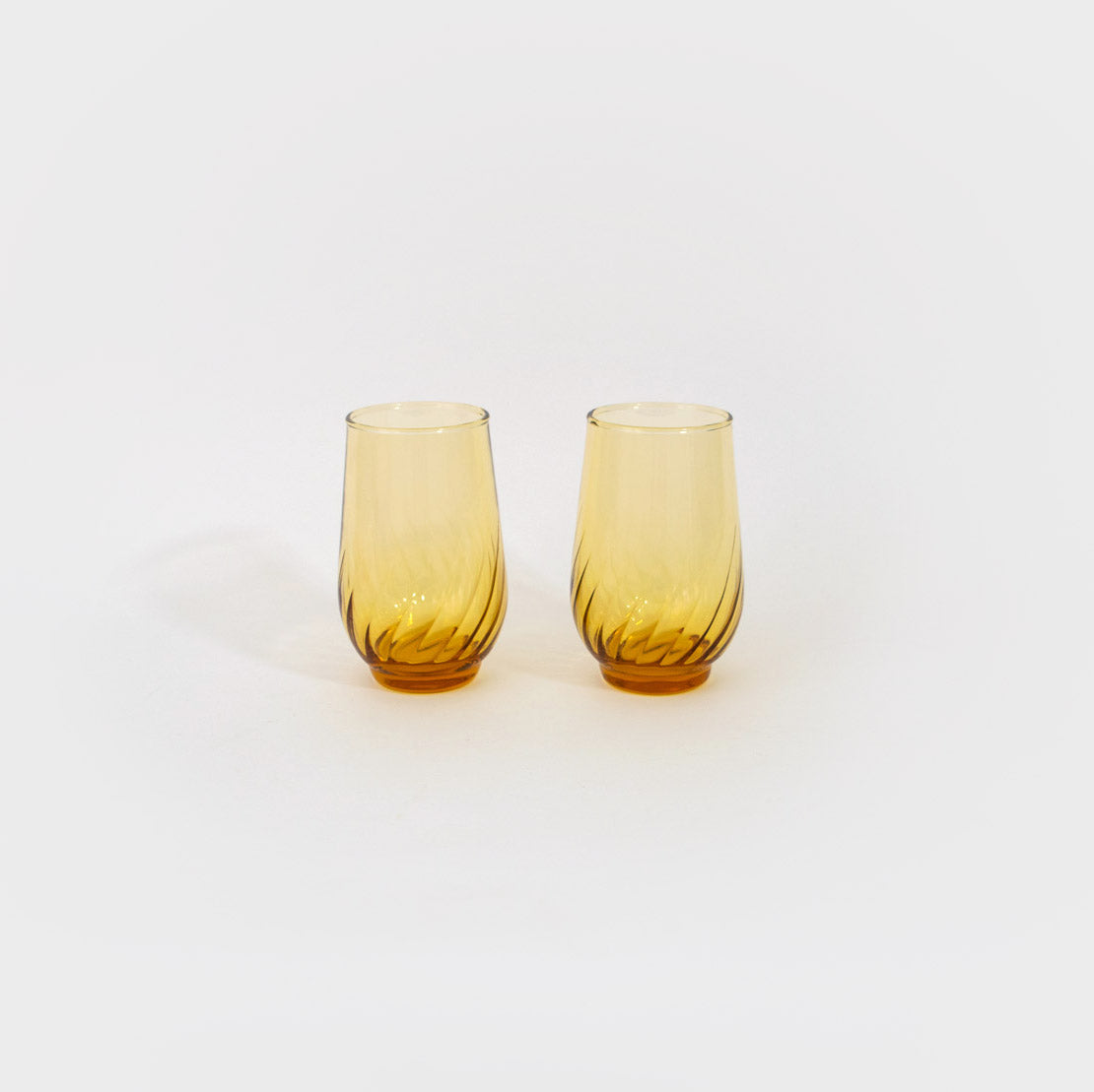 Amber Swirl Glasses