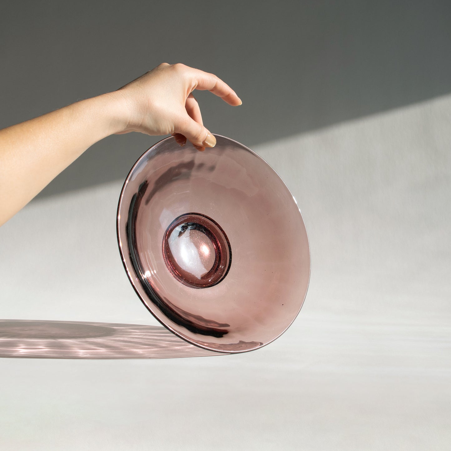 Amethyst Art Glass Bowl