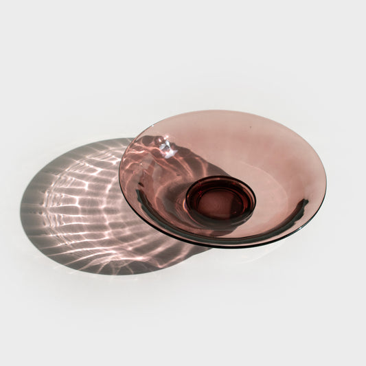 Amethyst Art Glass Bowl