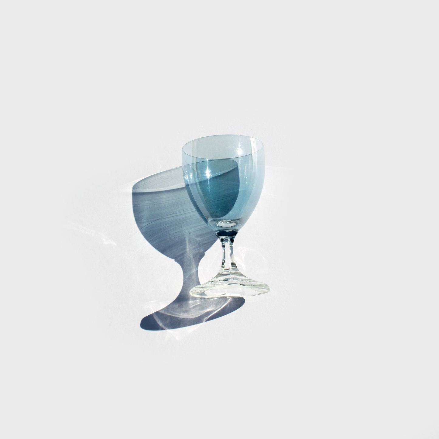 Blue Crystal Cordial Glasses