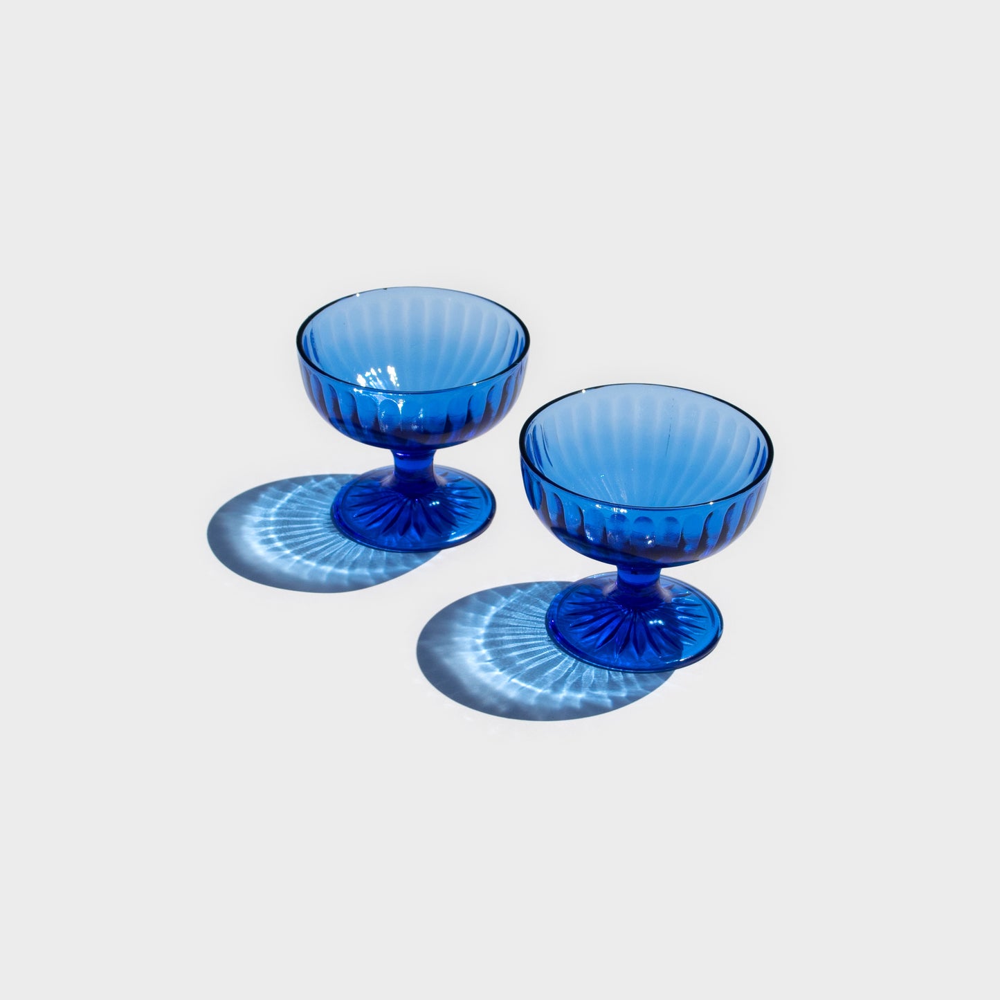 Cobalt Blue Dessert Coupes