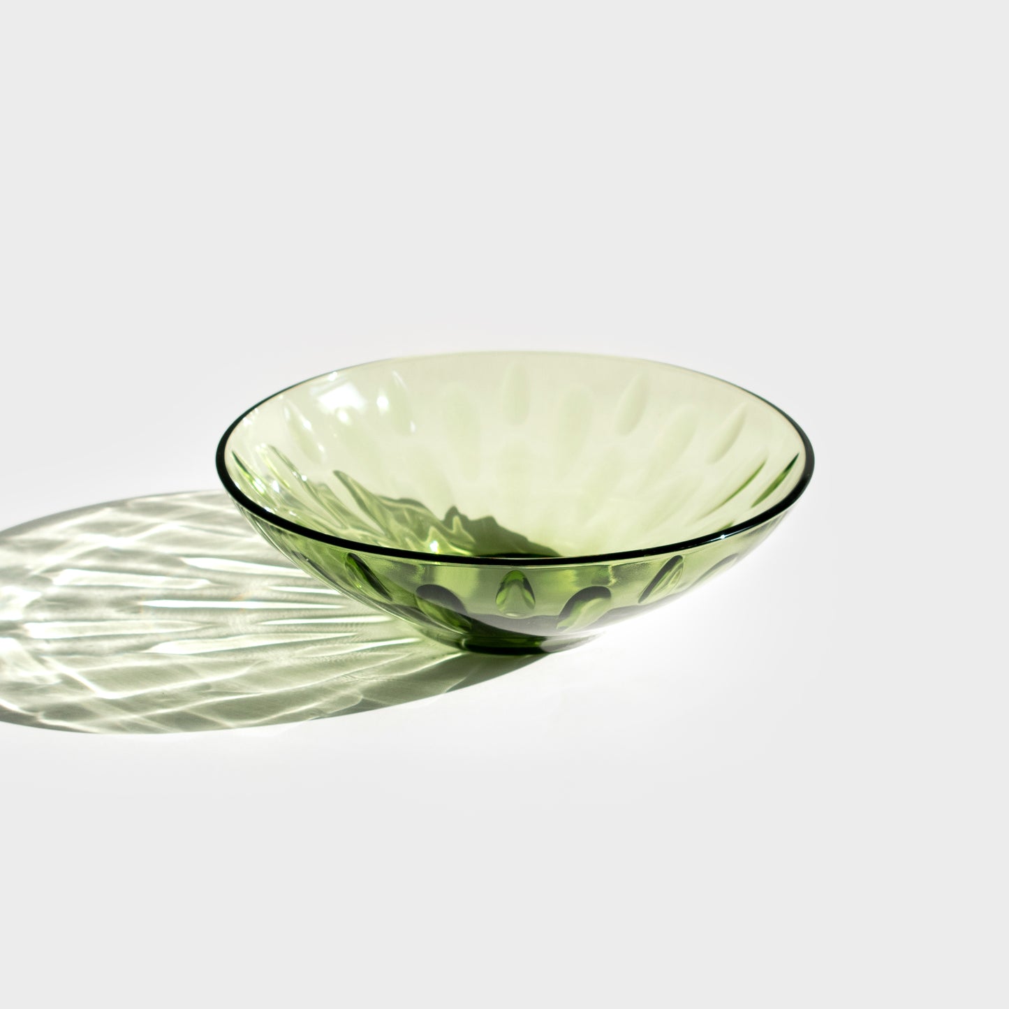 Avocado Green Thumbprint Bowl