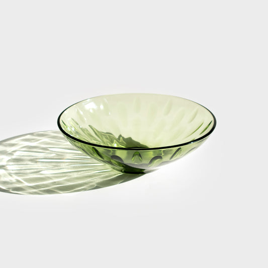 Avocado Green Thumbprint Bowl