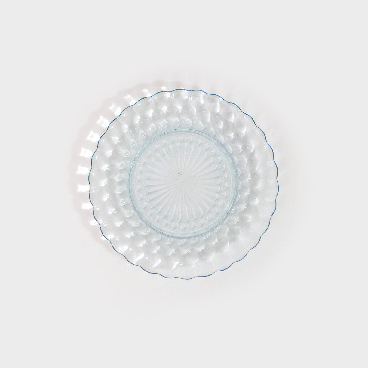 Light Blue Bubble Pattern Dinner Plates