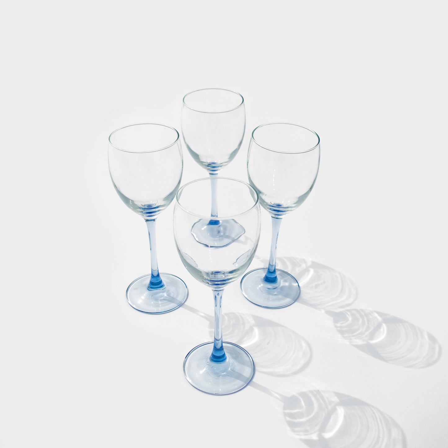 Luminarc Wine Glasses with Colored Stem