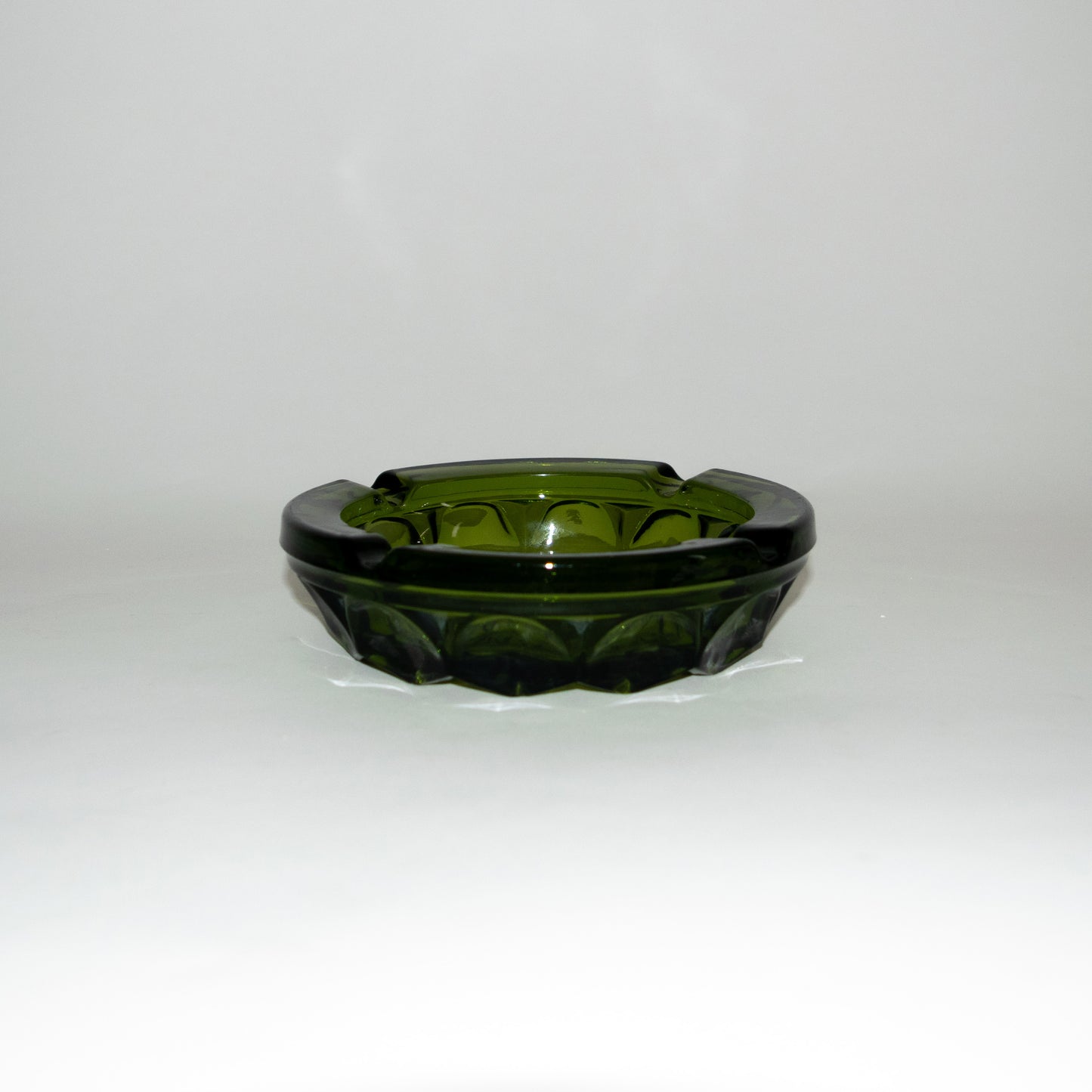 Green Anchor Hocking Fairfield Ashtray