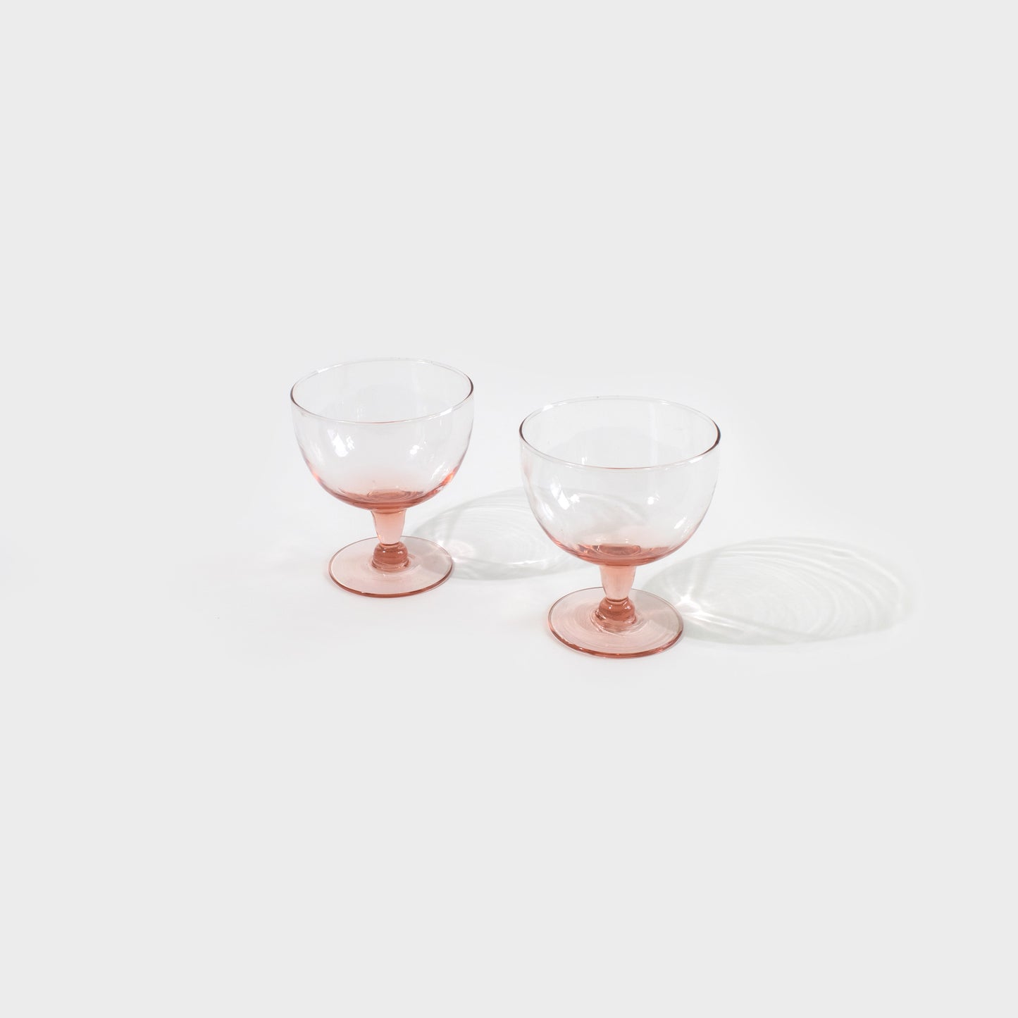 Pink Footed Dessert Bowls