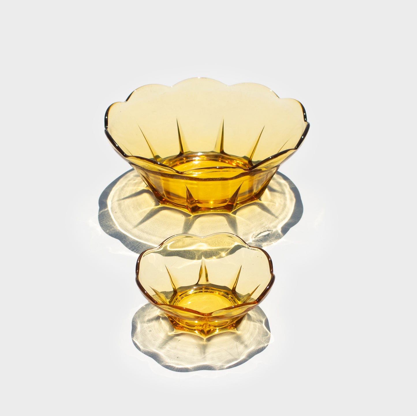 Anchor Hocking Scalloped Edge Bowls