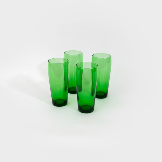 Emerald Green Tumbler Glasses