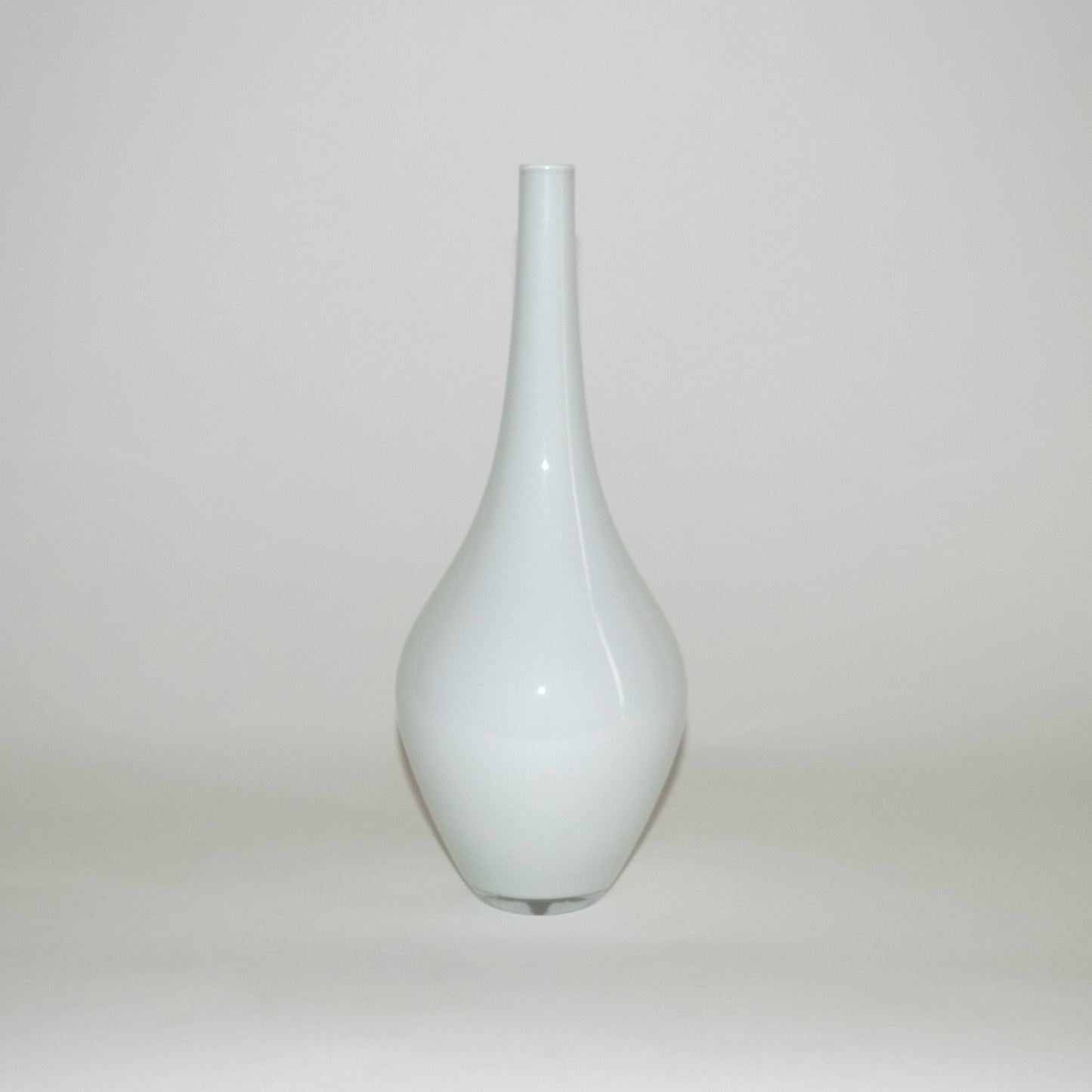 IKEA Salong White Glass Vase