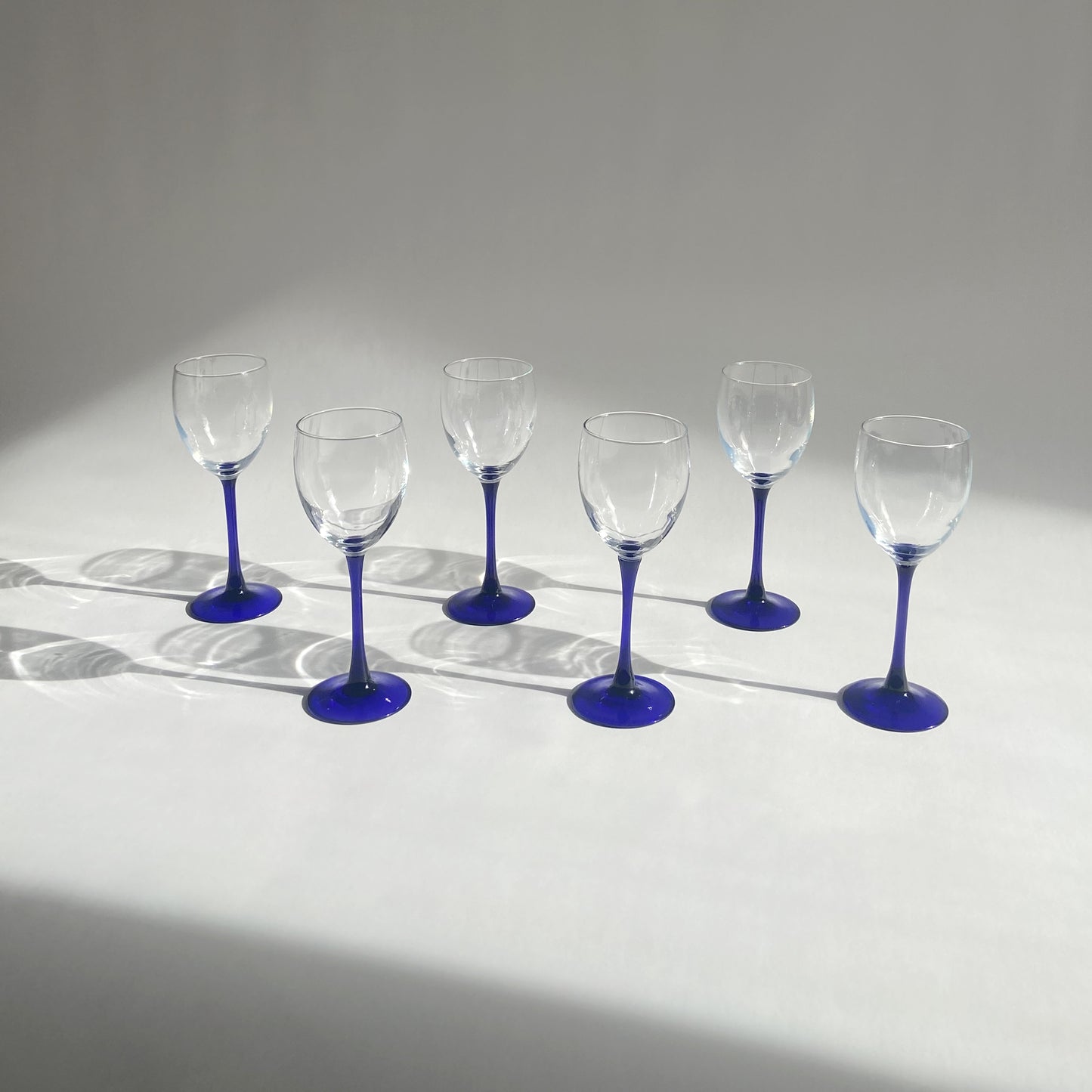 Luminarc Wine Glasses with Colored Stem