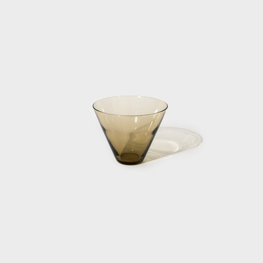 Brown Stemless Martini Glasses