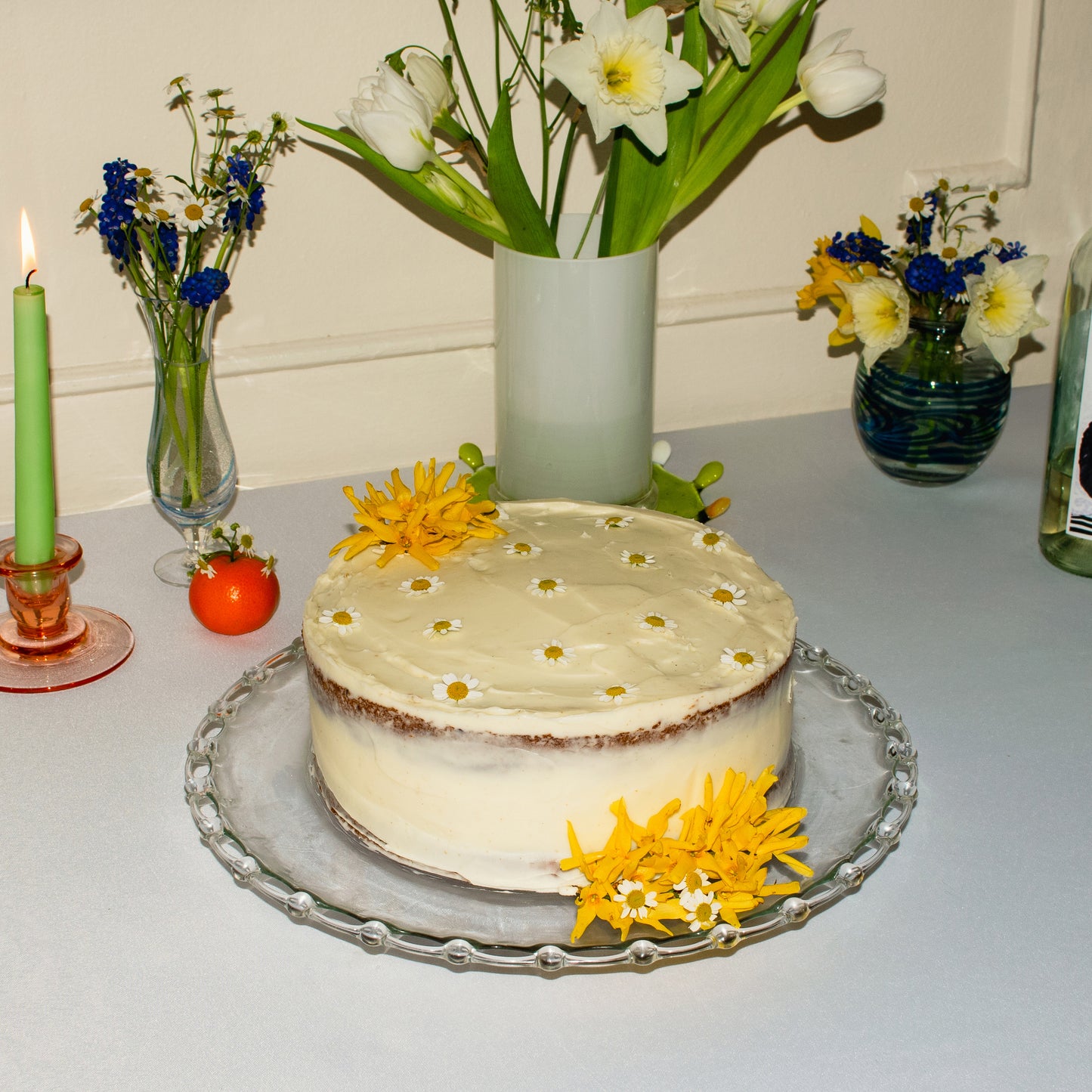 Vintage Lace Edge Serving Platter