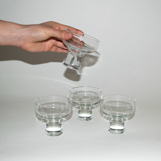 Clear Nordic-Style Votive Candleholders