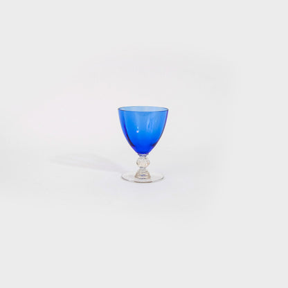 Cobalt Blue Cordial Glasses