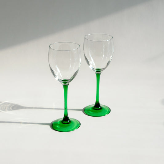 Luminarc Wine Glasses with Colored Stem