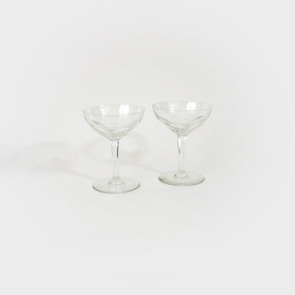 Petal Patterned Crystal Glasses