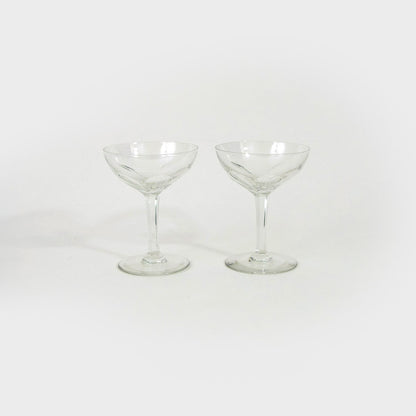 Petal Patterned Crystal Glasses