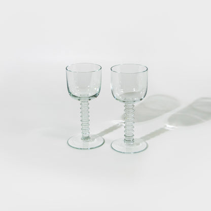 Stacked Stem Wine Glasses