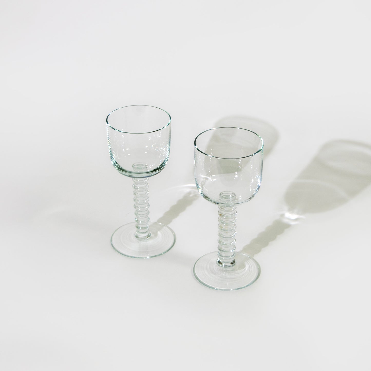 Stacked Stem Wine Glasses