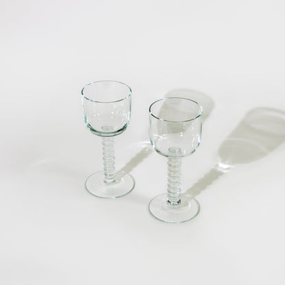 Stacked Stem Wine Glasses