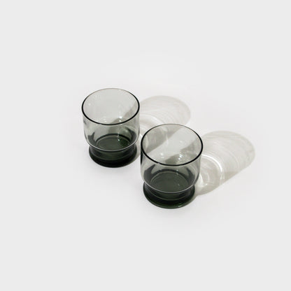 Smoke Grey Tumbler Glasses