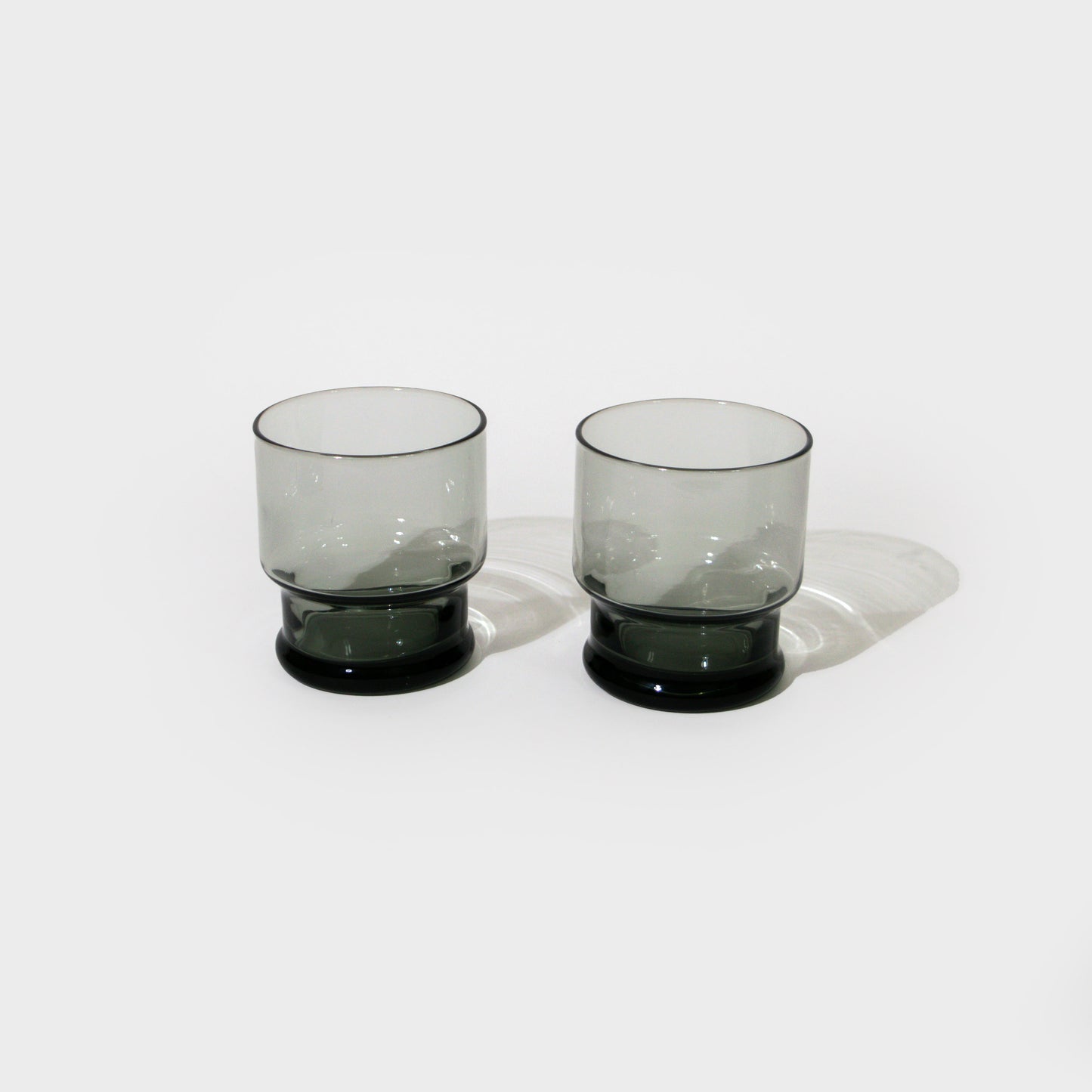 Smoke Grey Tumbler Glasses