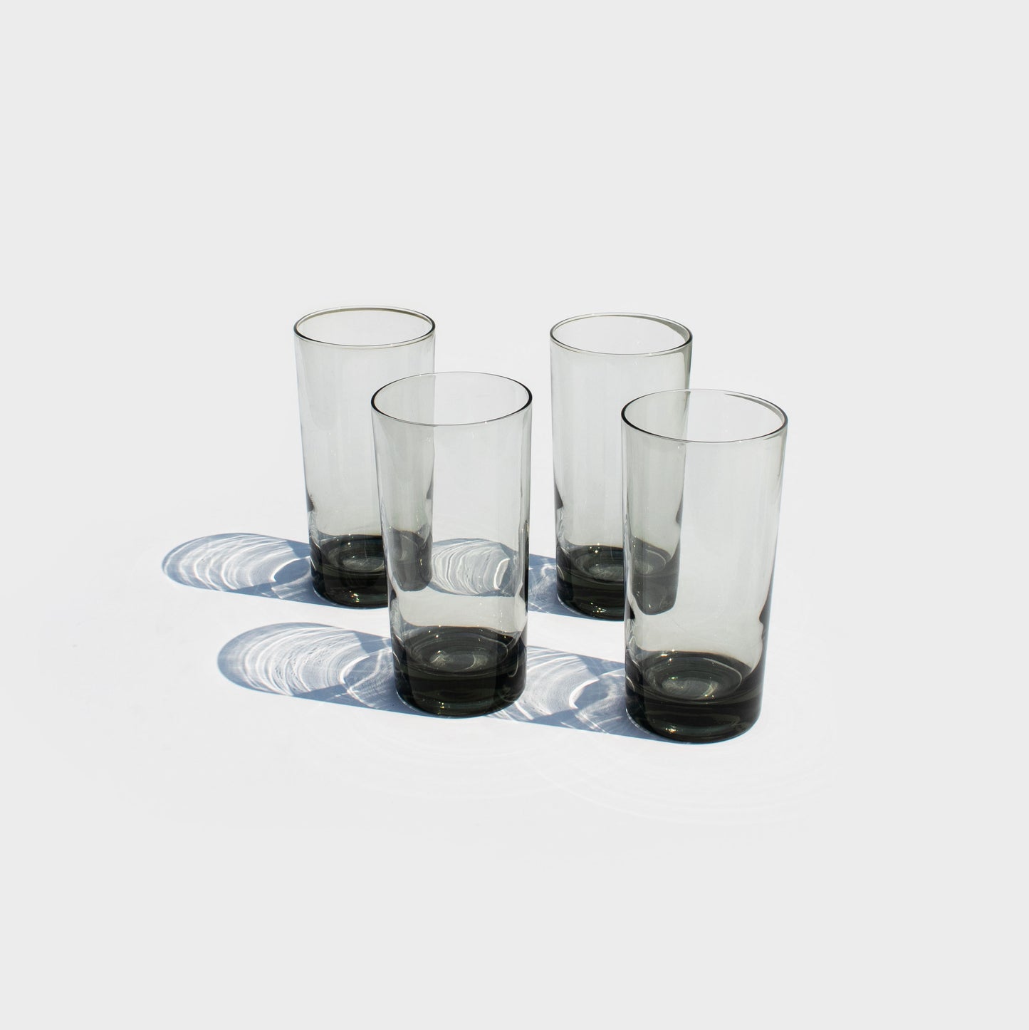 Smoke Colored Highball Glasses