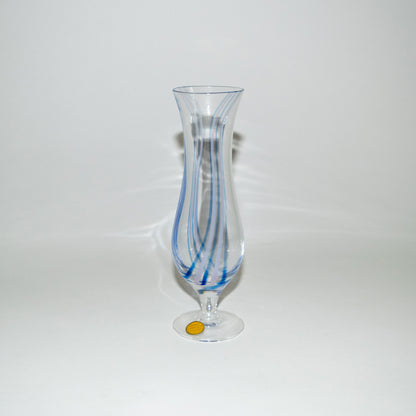 Swirl Glass Bud Vase