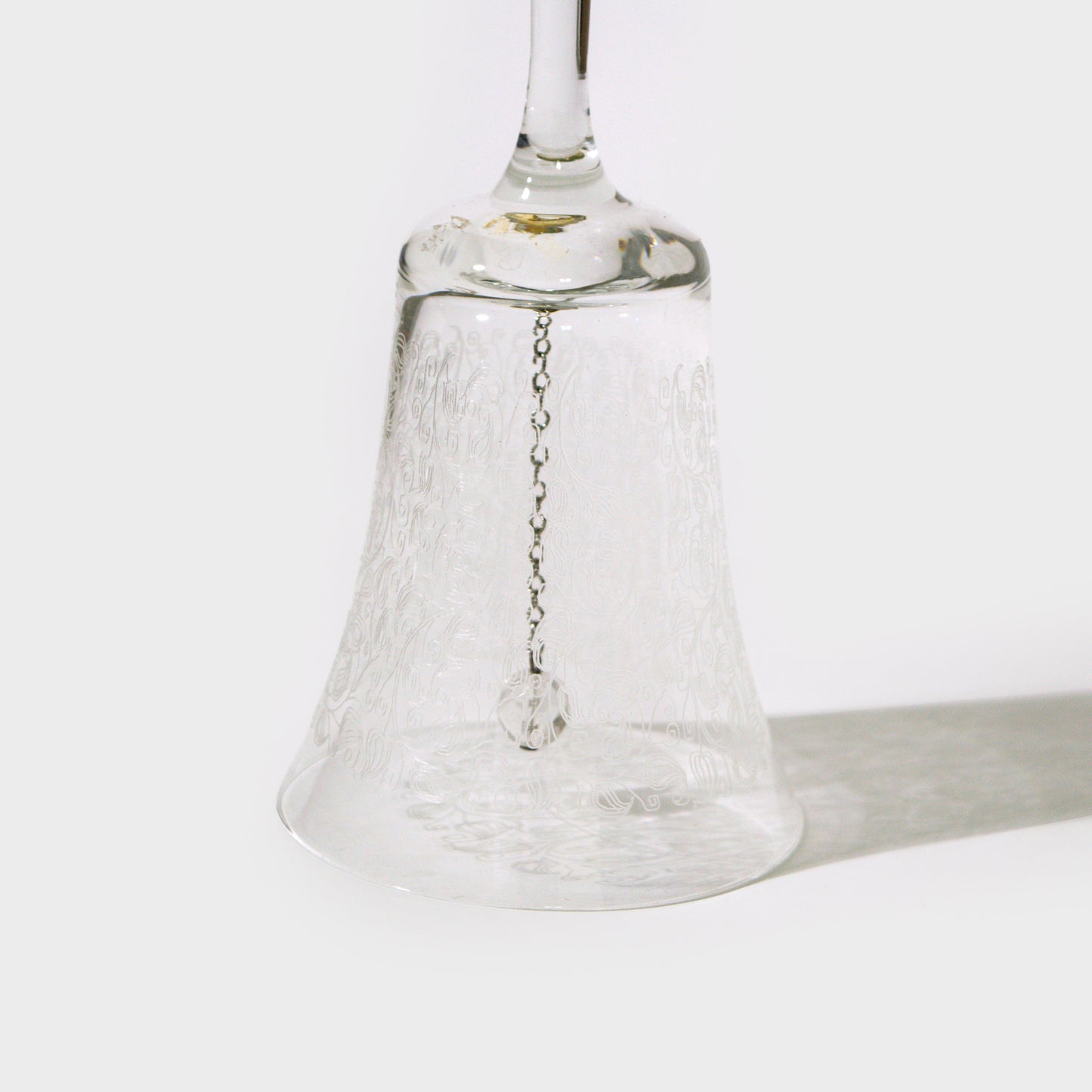 Etched Glass Bell