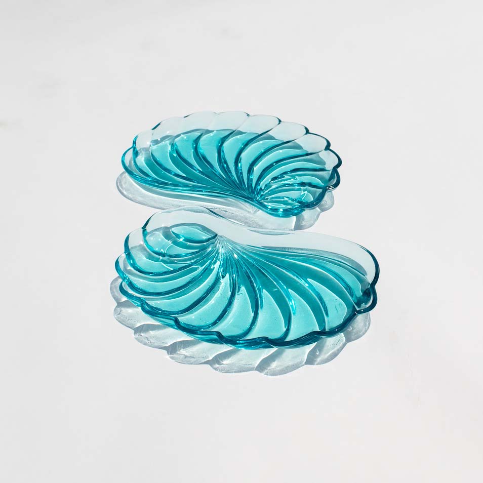 Vintage Hazel-Atlas Seashell Plates