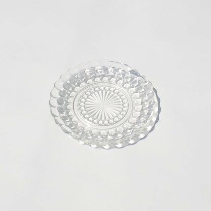 Anchor Hocking Clear Bubble Pattern Plates